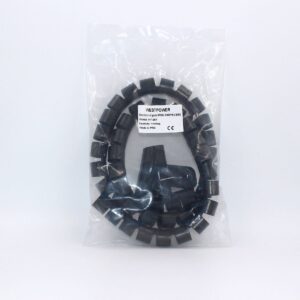 Fortech Kablo Toplama Spirali (1Mt) Siyah Çap-25