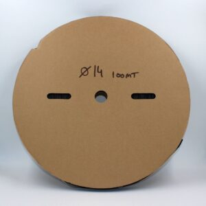 Fortech 14mm Siyah Isı İle Daralan Makaron