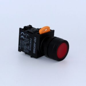 Fortech Yaylı Ledli Kırmızı Stop Butonu 220V