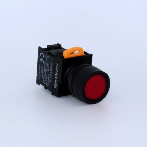 Fortech Yaylı Ledli Beyaz Start Butonu 220V
